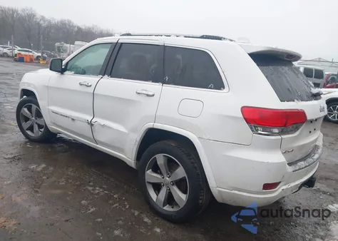 2014 Jeep Grand Cherokee Overland z USA, uszkodzony, nr VIN 1C4RJFCG8EC254822